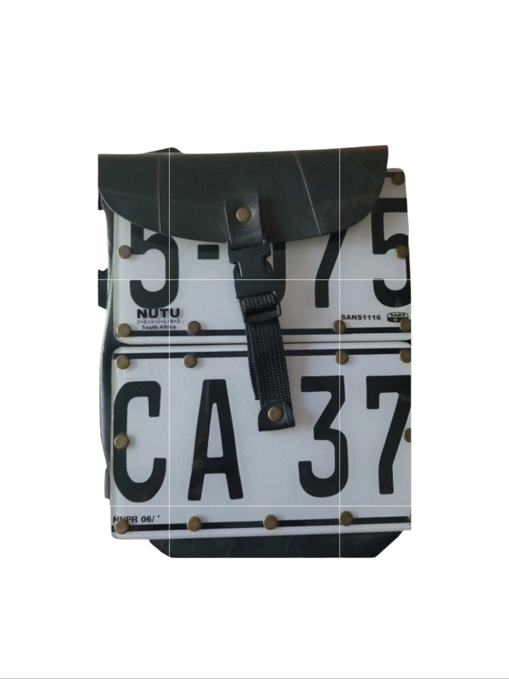Recycled Car Registration Plate Bag